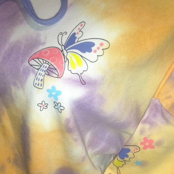 alab A-Lab Womens Size M Freela Mushroom Tie Dye Hoodie - Picture 7 of 9